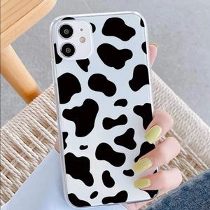 Cow print iPhone 13 Pro Max case SHEIN
